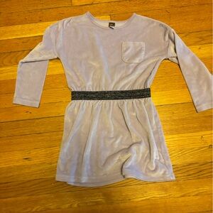 Tea Collection cozy lilac velour dress - Size 6